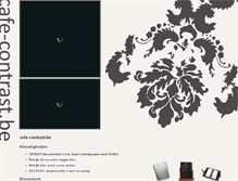 Tablet Screenshot of cafe-contrast.be